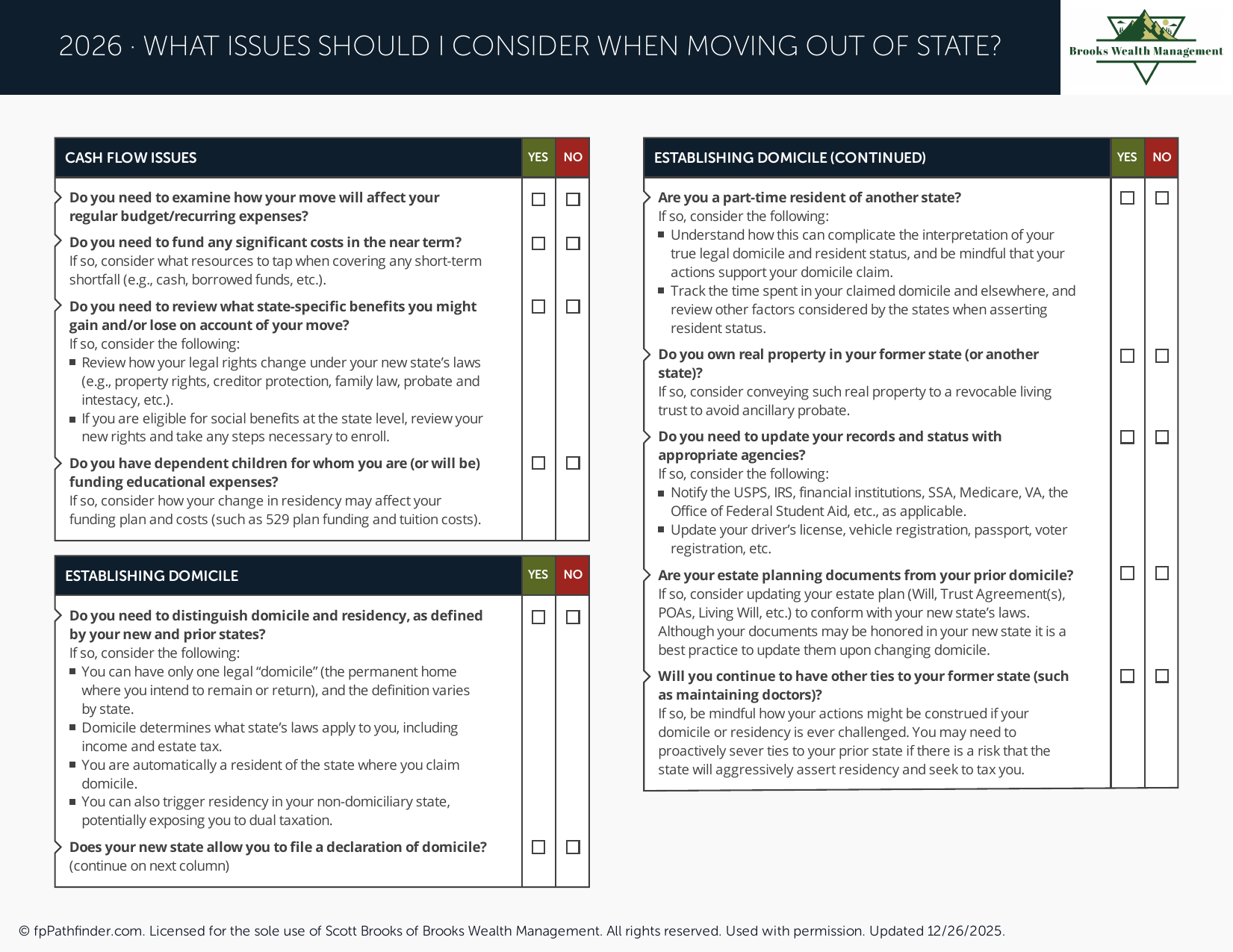 What Issues Should I Consider When Moving Out of State?
