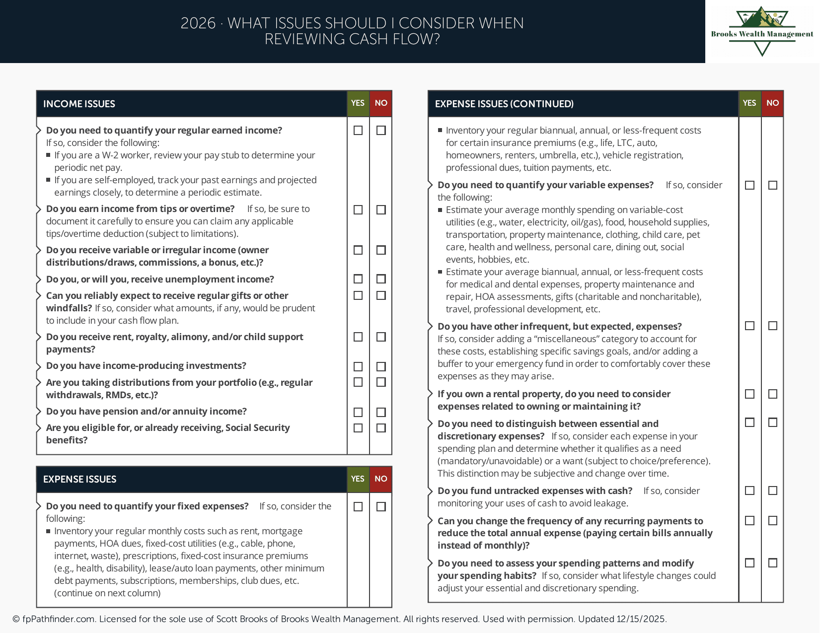 What Issues Should I Consider When Reviewing Cash Flow? preview